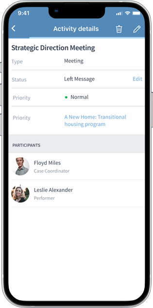 Add & plan activities