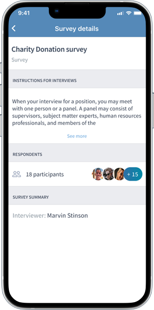 Conduct surveys