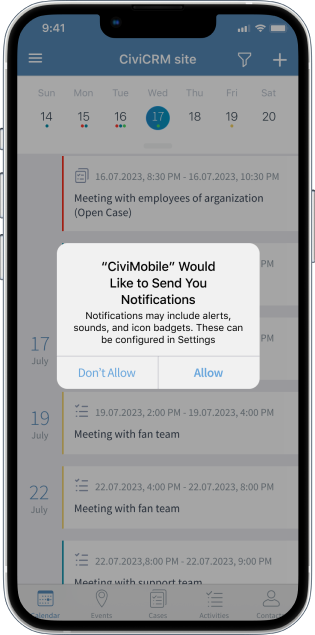 Sync with phone contact book